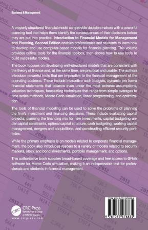 Introduction to Financial Models for Management and Planning