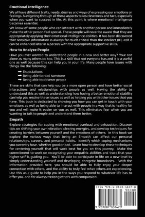 Interpersonal Communication and Human Relationships: 3 Books in 1 - Emotional Intelligence How to Analyze People Empath: 4 (Ei 2.0)