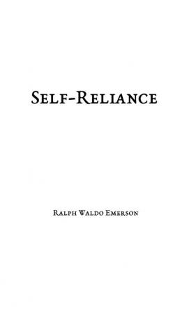 Self-Reliance