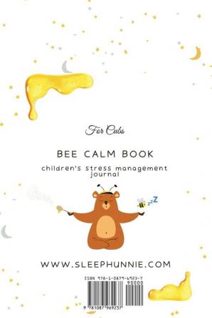 Bee Calm Book Kids Anxiety Journal