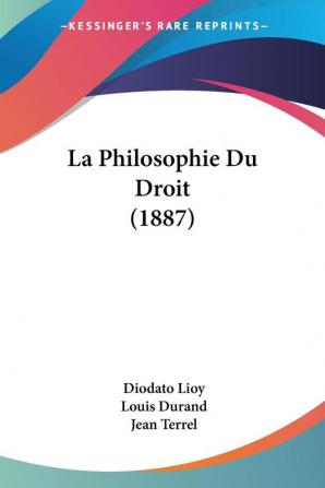 La Philosophie Du Droit