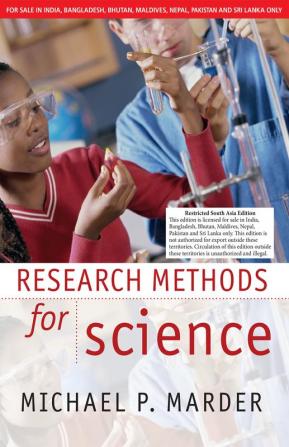 Research Methods for Science (SOUTH ASIA EDITION)