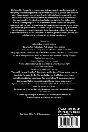 The Cambridge Companion to Literature and the Environment (Cambridge Companions to Literature)