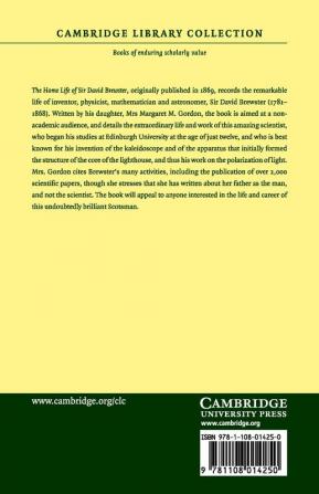 The Home Life of Sir David Brewster