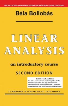 Linear Analysis 2nd Edition (South Asia Edition)