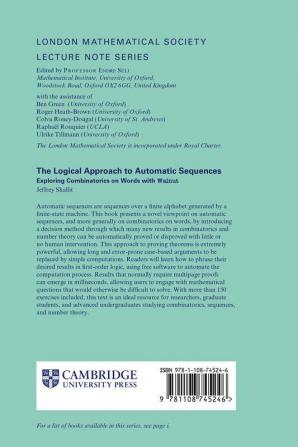 The Logical Approach to Automatic Sequences