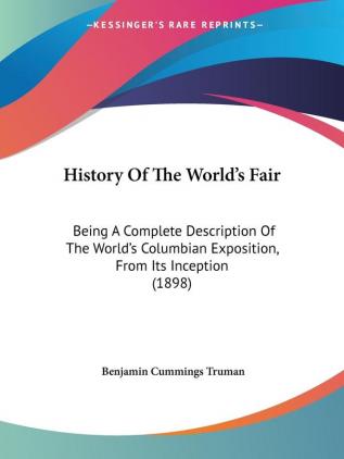 History Of The World's Fair