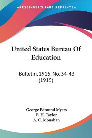 United States Bureau Of Education