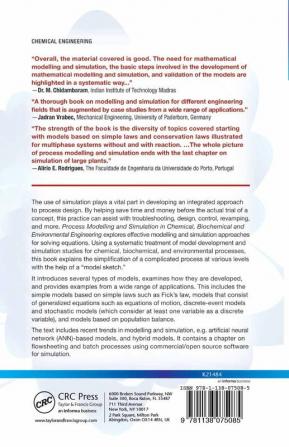 Process Modelling and Simulation in Chemical Biochemical and Environmental Engineering