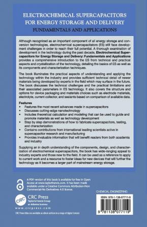 Electrochemical Supercapacitors for Energy Storage and Delivery