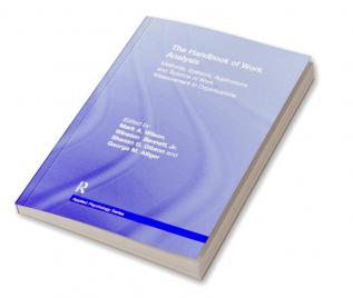 Handbook of Work Analysis