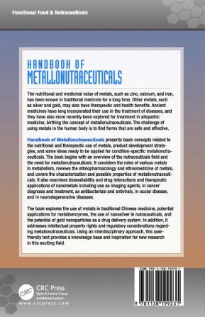 Handbook of Metallonutraceuticals