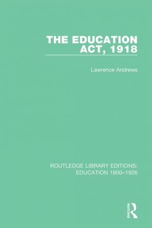 Education Act 1918