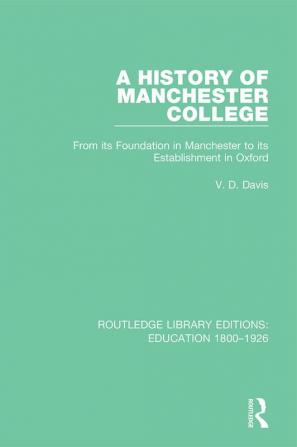 History of Manchester College