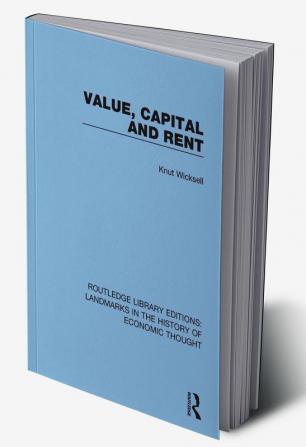 Value Capital and Rent