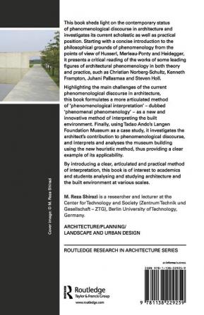 TOWARDS AN ARTICULATED PHENOMENOLOGICAL INTERPRETATION OF ARCHITE