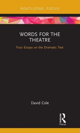 Words for the Theatre