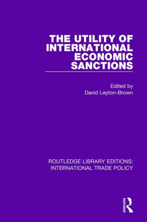 Utility of International Economic Sanctions