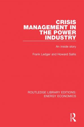 Crisis Management in the Power Industry