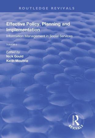 Effective Policy Planning and Implementation