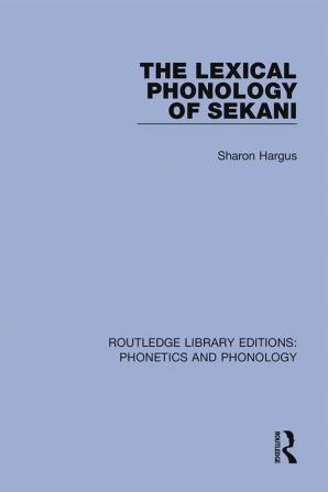 Lexical Phonology of Sekani