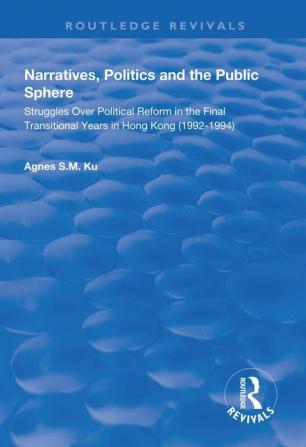 Narratives Politics and the Public Sphere