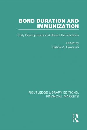 Bond Duration and Immunization