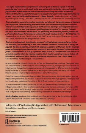 Independent Practitioner's Introduction to Child and Adolescent Psychotherapy