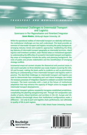 Institutional Challenges to Intermodal Transport and Logistics