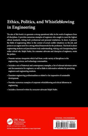 Ethics Politics and Whistleblowing in Engineering