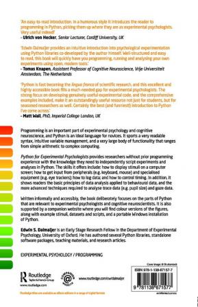 Python for Experimental Psychologists