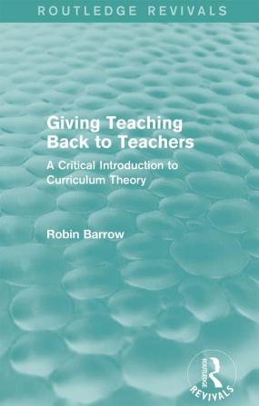 Giving Teaching Back to Teachers