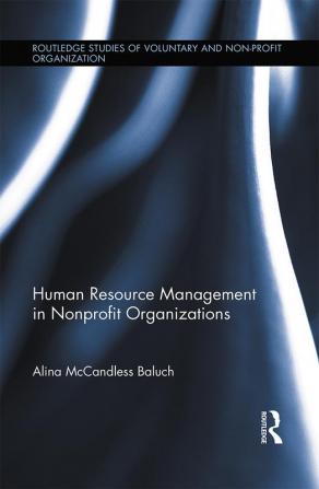 Human Resource Management in Nonprofit Organizations