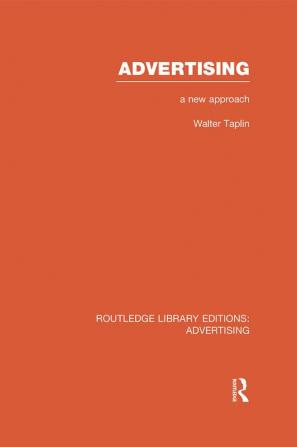 Advertising A New Approach (RLE Advertising)