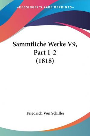 Sammtliche Werke V9 Part 1-2 (1818)