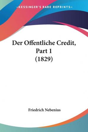 Der Offentliche Credit Part 1 (1829)