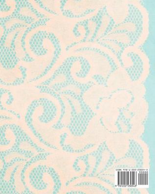 Ivory and Blue Lace Composition Notebook - Large Ruled Notebook - 8x10 Lined Notebook (Softcover Journal / Notebook / Diary): 295 (8x10 Lined Softcover Notebook)