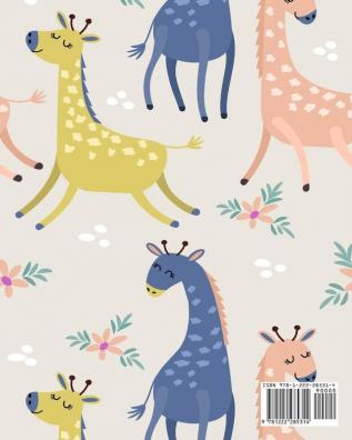 Giraffe Coloring Book for Children (8x10 Coloring Book / Activity Book)