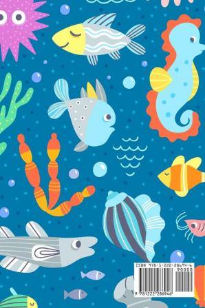 Sea Creatures Coloring Book for Children (6x9 Coloring Book / Activity Book)