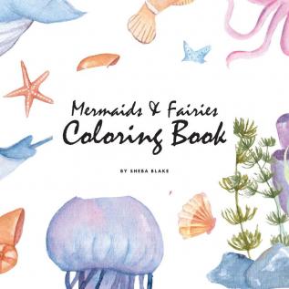 Mermaids and Fairies Coloring Book for Teens and Young Adults (8.5x8.5 Coloring Book / Activity Book): 1 (Mermaids and Fairies Coloring Books)