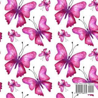 Butterfly Coloring Book for Teens and Young Adults (8.5x8.5 Coloring Book / Activity Book)