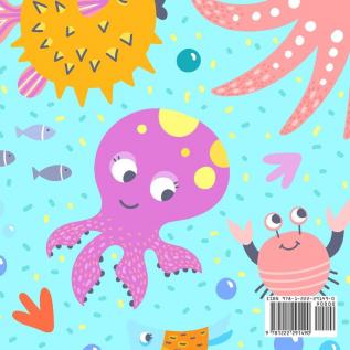 Under the Sea Coloring Book for Children (8.5x8.5 Coloring Book / Activity Book): 2 (Under the Sea Coloring Books)