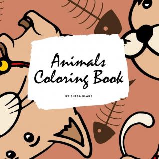 Animals Coloring Book for Children (8.5x8.5 Coloring Book / Activity Book): 4