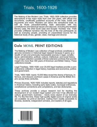 A Full and Impartial Report of the Cause Jane Horsman V. Francis Bulmer the Elder the REV. Wm. Bulmer Alexander Mather Wm. Matterson Wm. Belcombe M.D. and Helen Scott