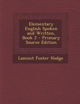 Elementary English Spoken and Written Book 2