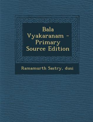 Bala Vyakaranam