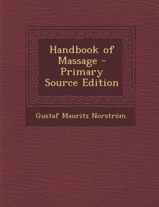 Handbook of Massage