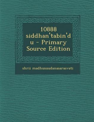 10888 siddhan'tabin'du