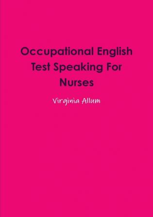 Occupational English Test Speaking for Nurses