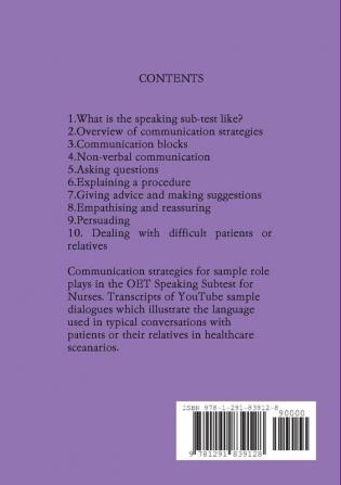 Occupational English Test Speaking for Nurses